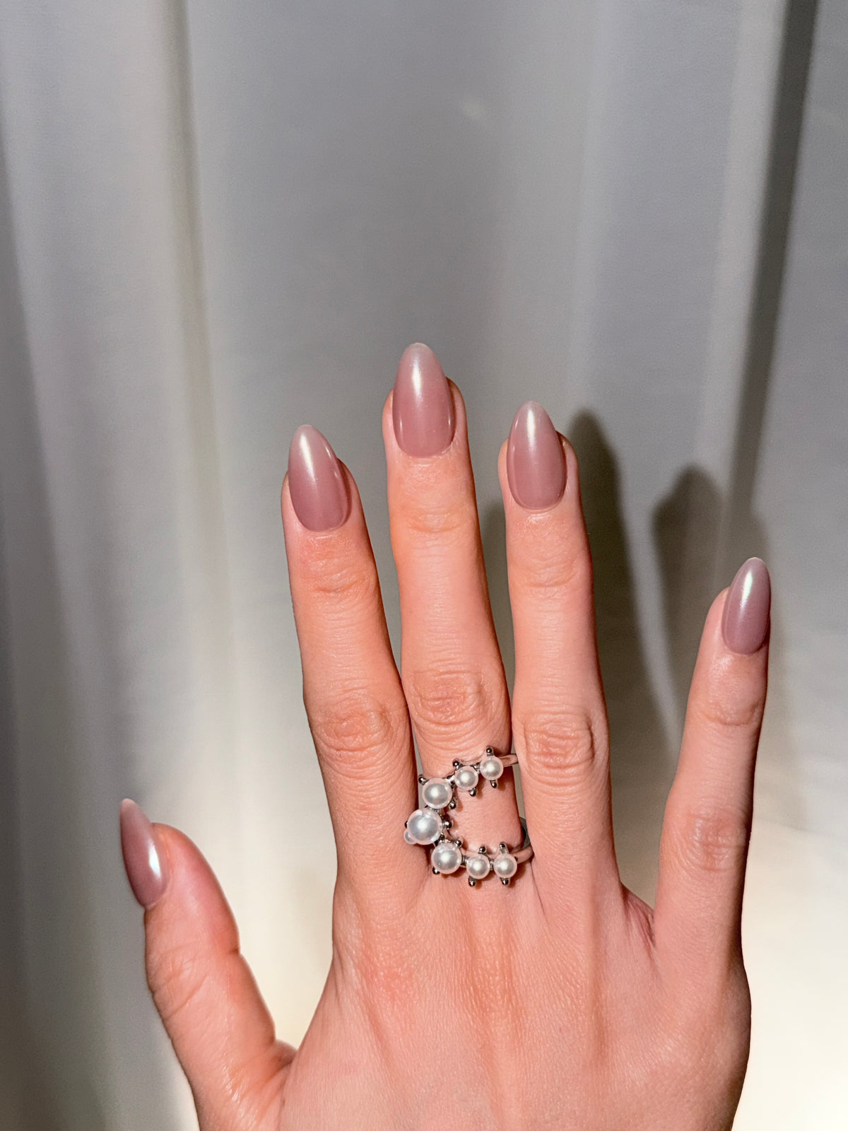 Rose Veil – Handmade Press-On Nails
